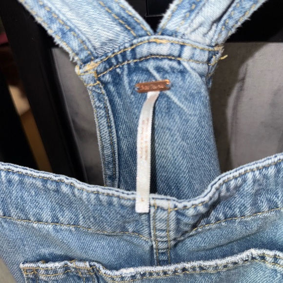 Free People Denim Overall Dress - Picture 4 of 4